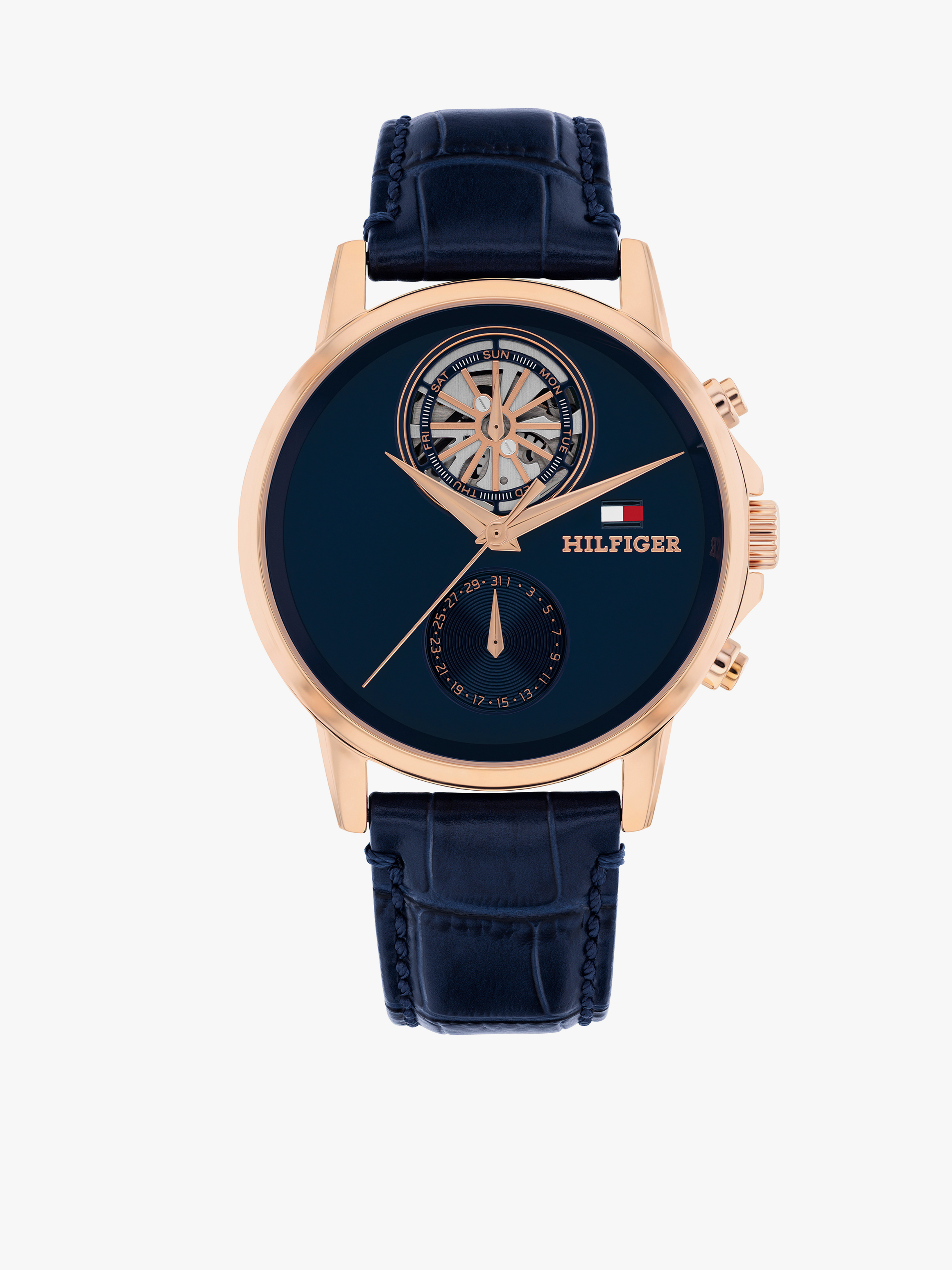 Tommy Hilfiger Blue Stewart Men’s 40mm Watch — Blue