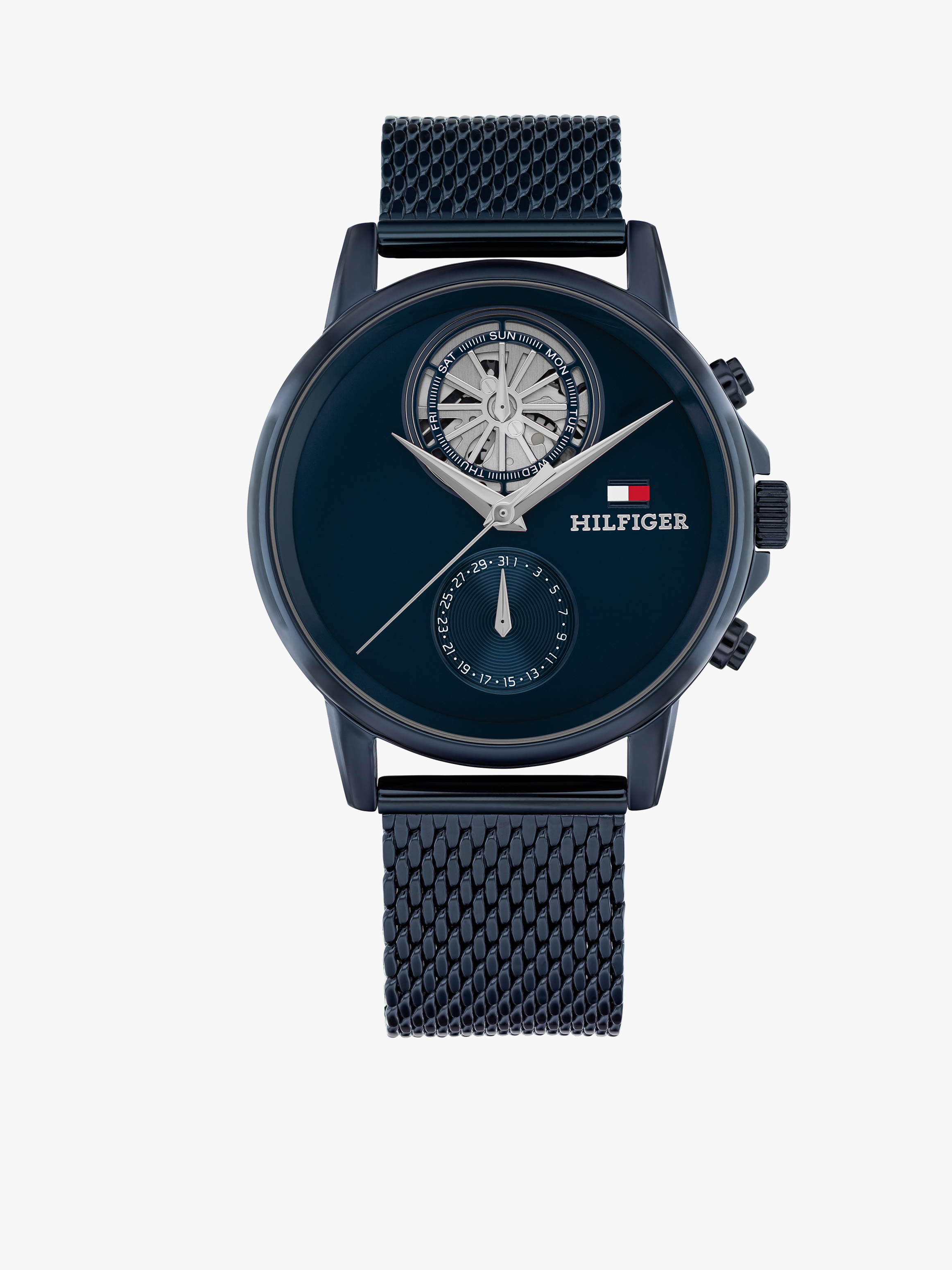 Tommy Hilfiger Blue Stewart Men’s 40mm Watch — Blue