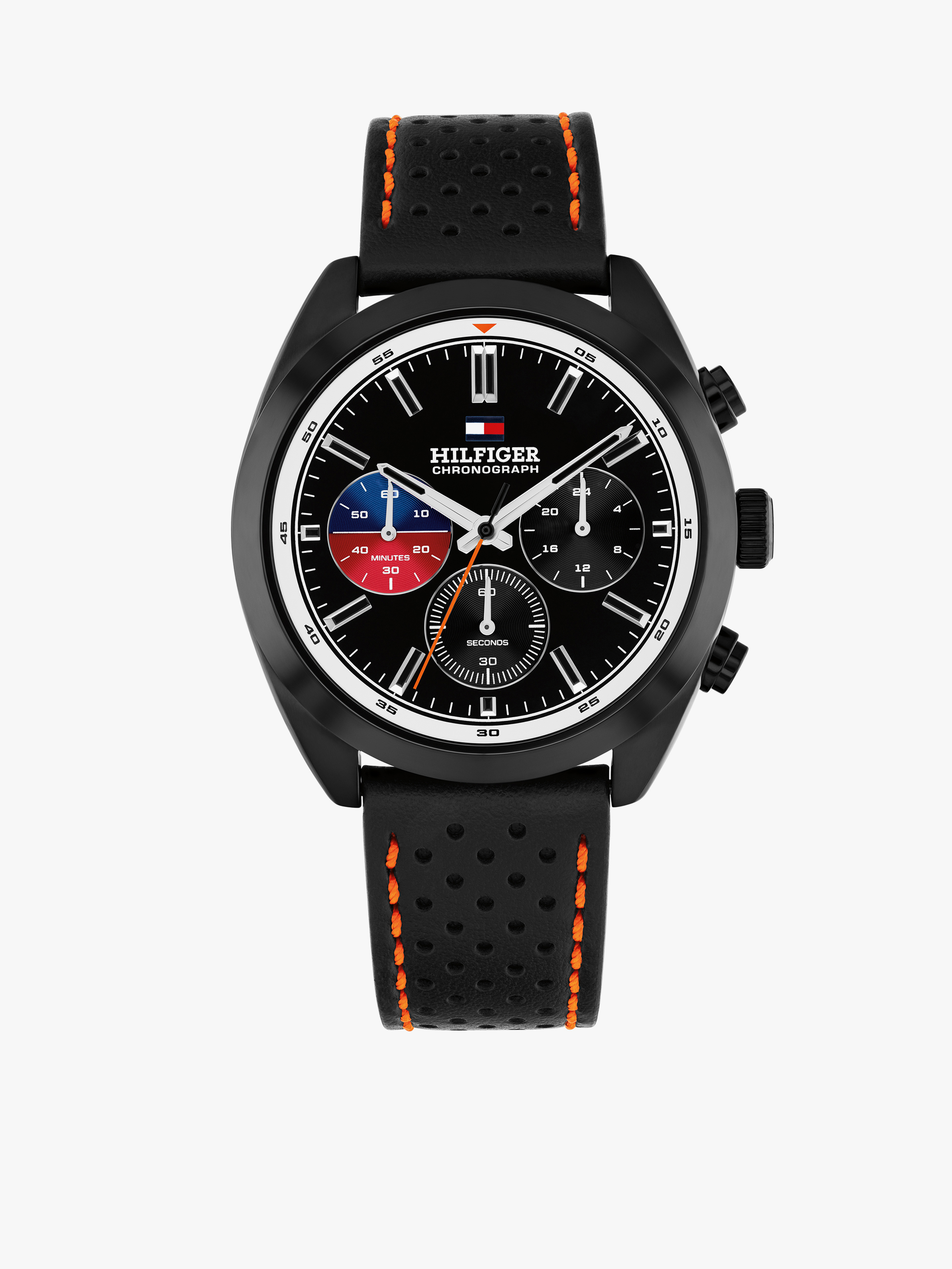 Tommy Hilfiger Black Hudon Men’s 40mm Watch — Black