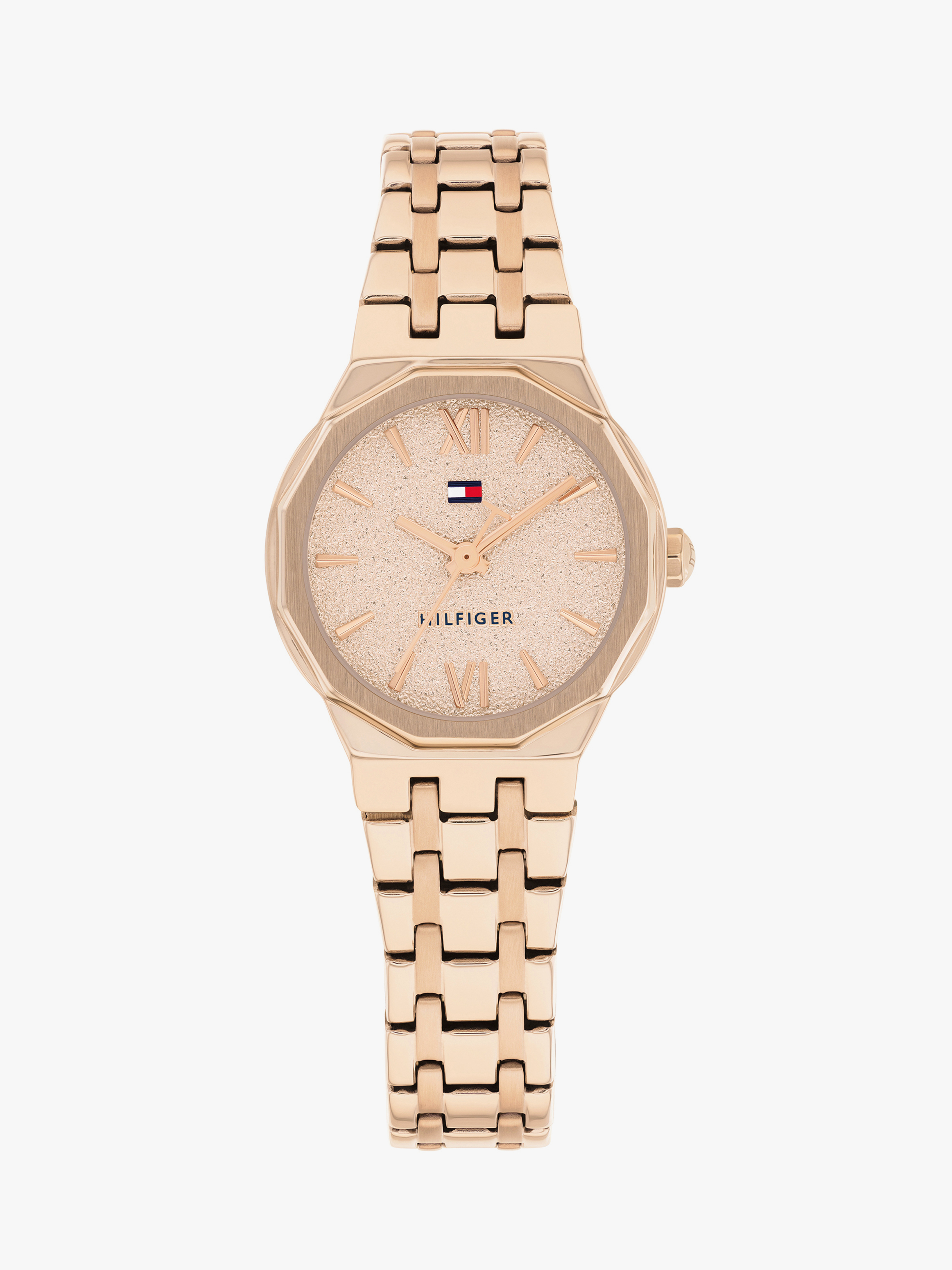 Tommy Hilfiger Mackenzie Stainless Steel Analog Watch — Rose Gold