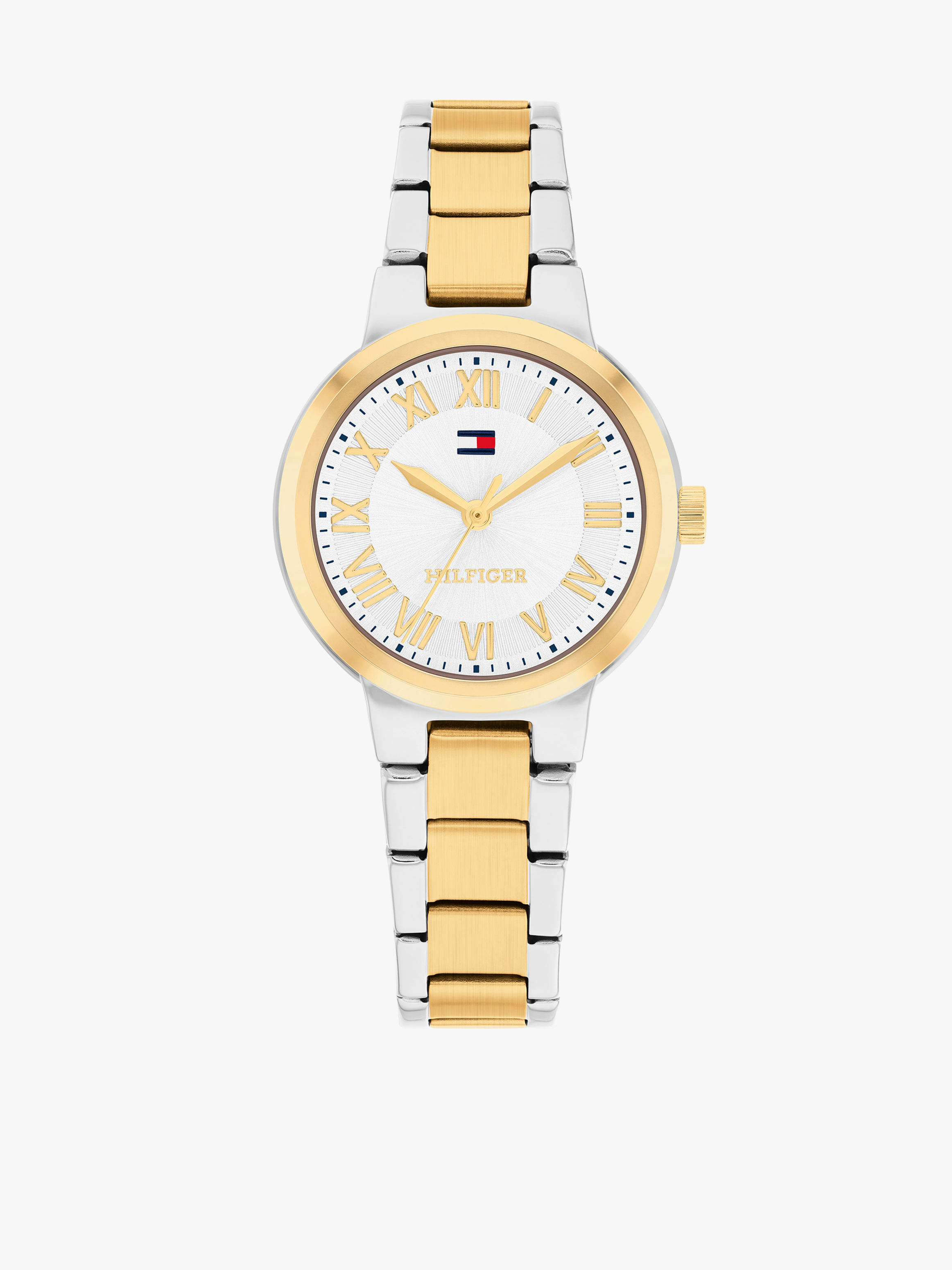 Tommy Hilfiger Silver White Becca Women’s 28mm Watch — Multi