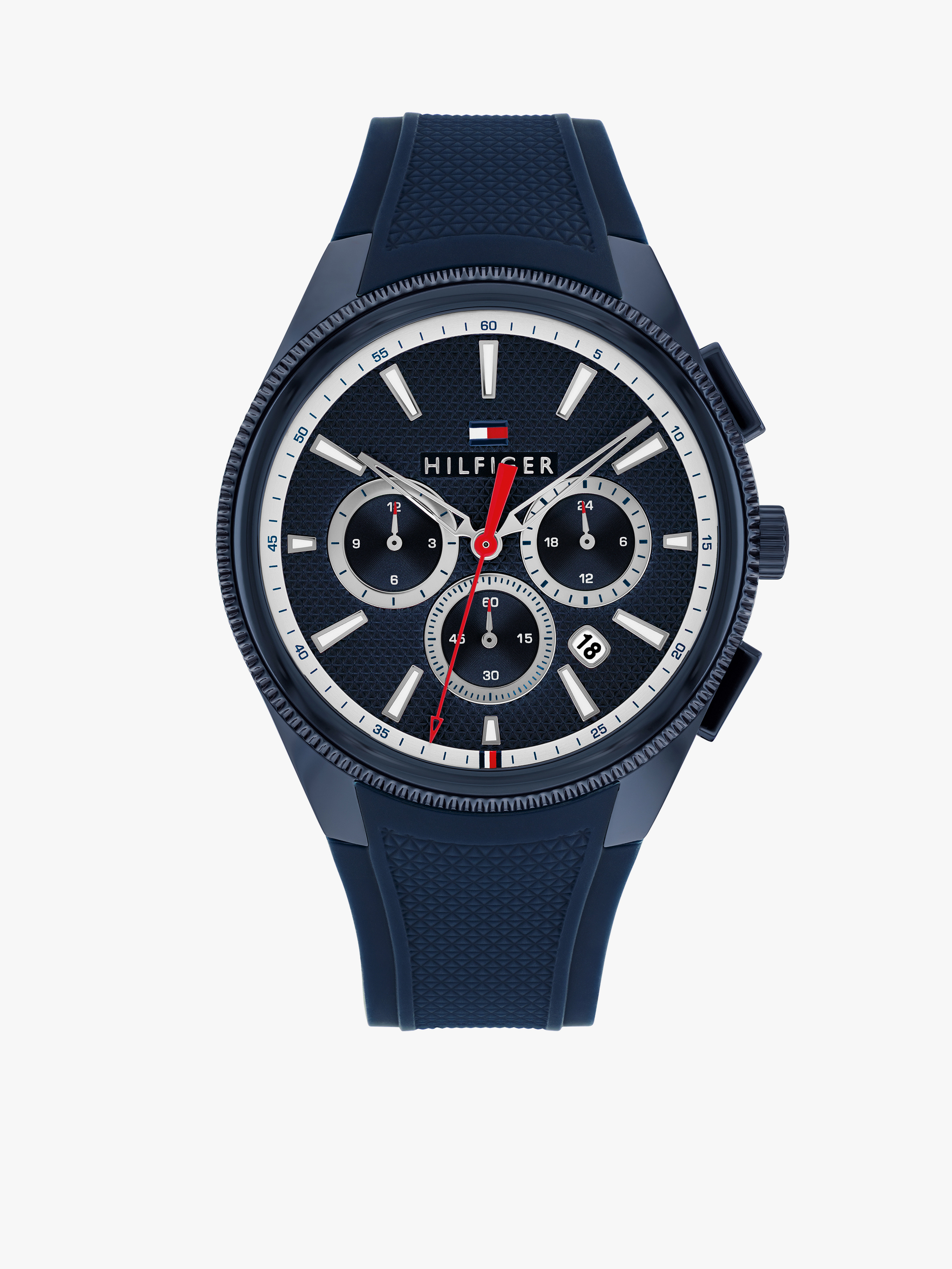Tommy Hilfiger Blue Sam Men’s 43mm Watch — Blue
