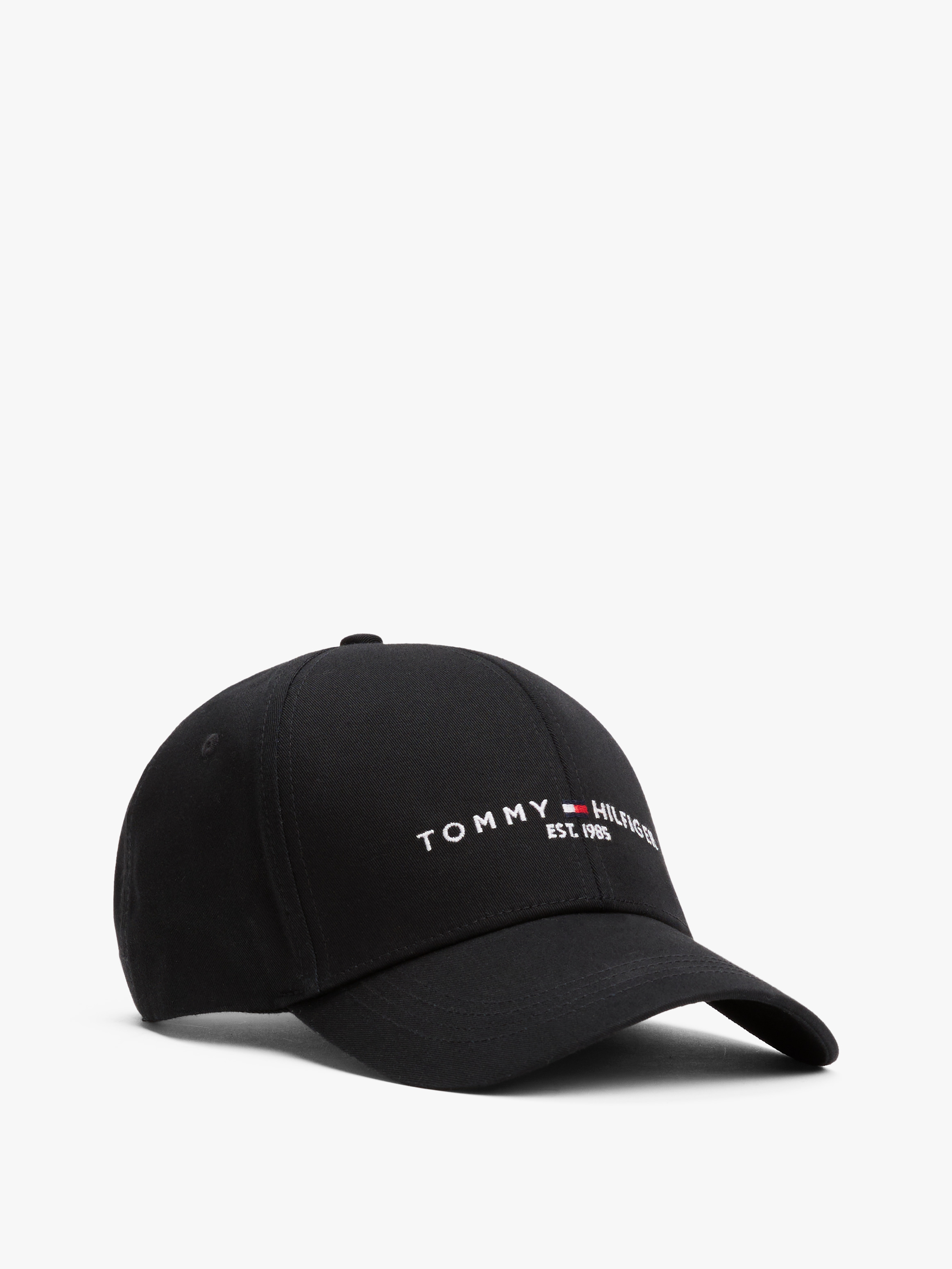 TH Established Pure Cotton Cap — Black