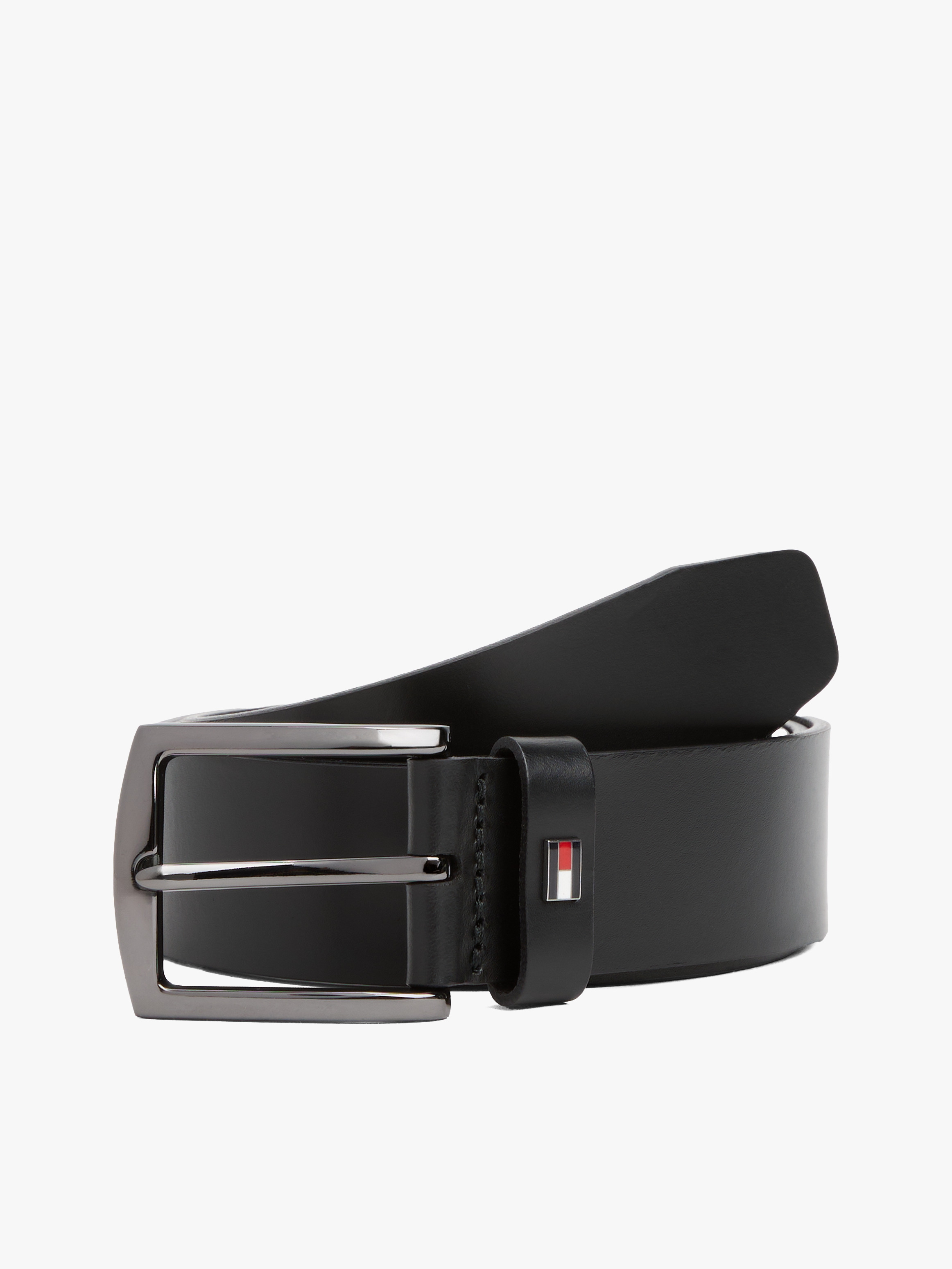 Denton Enamel Flag Leather Belt