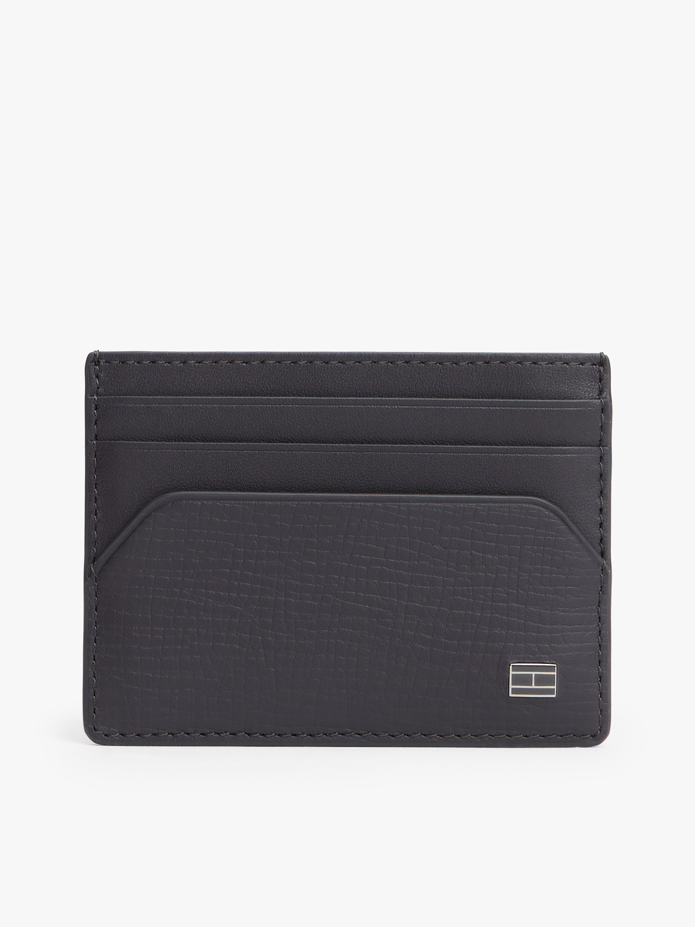 Hilfiger Flag Credit Card Holder — GREY
