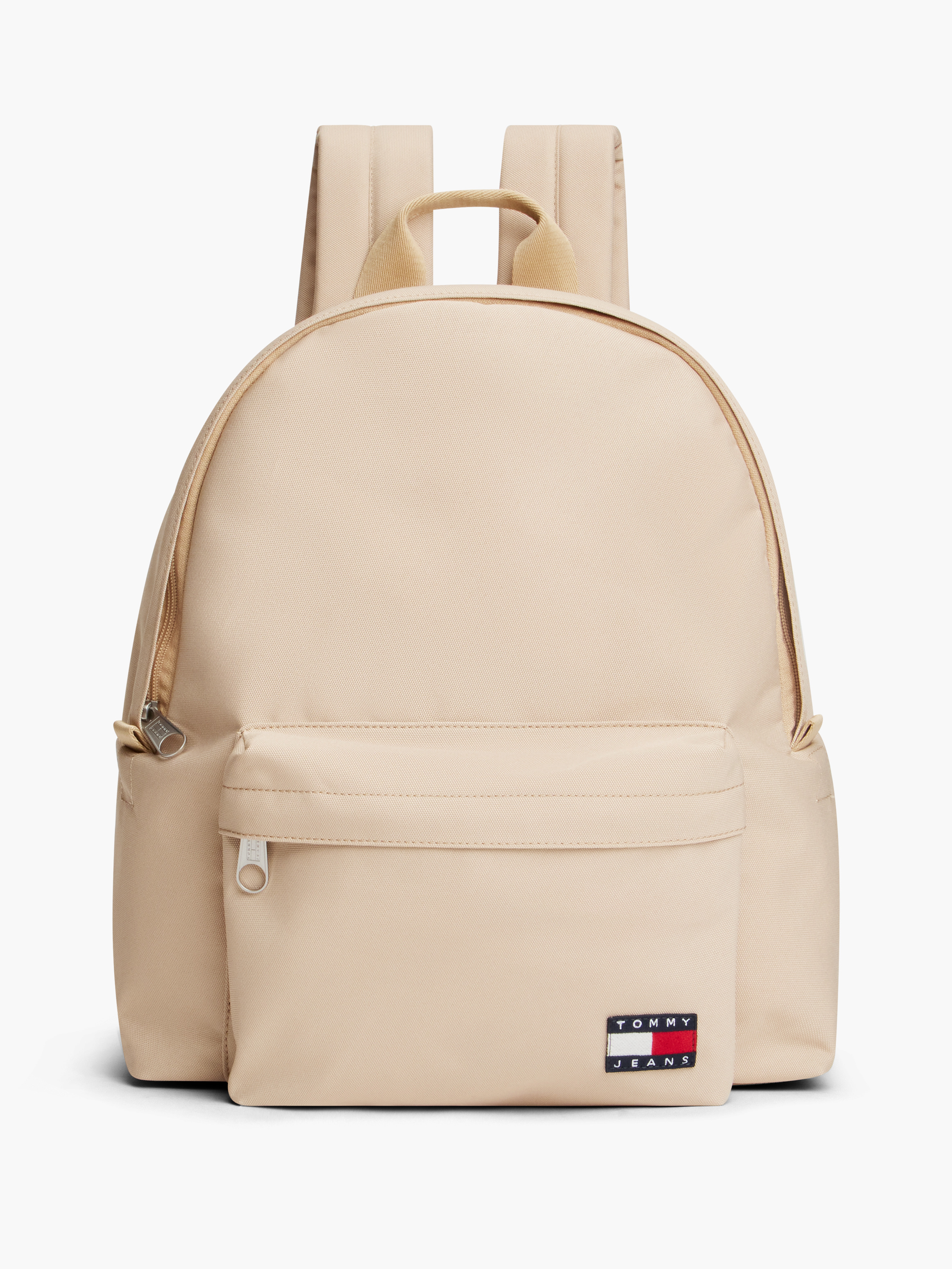 Essential Logo Dome Backpack — Cream
