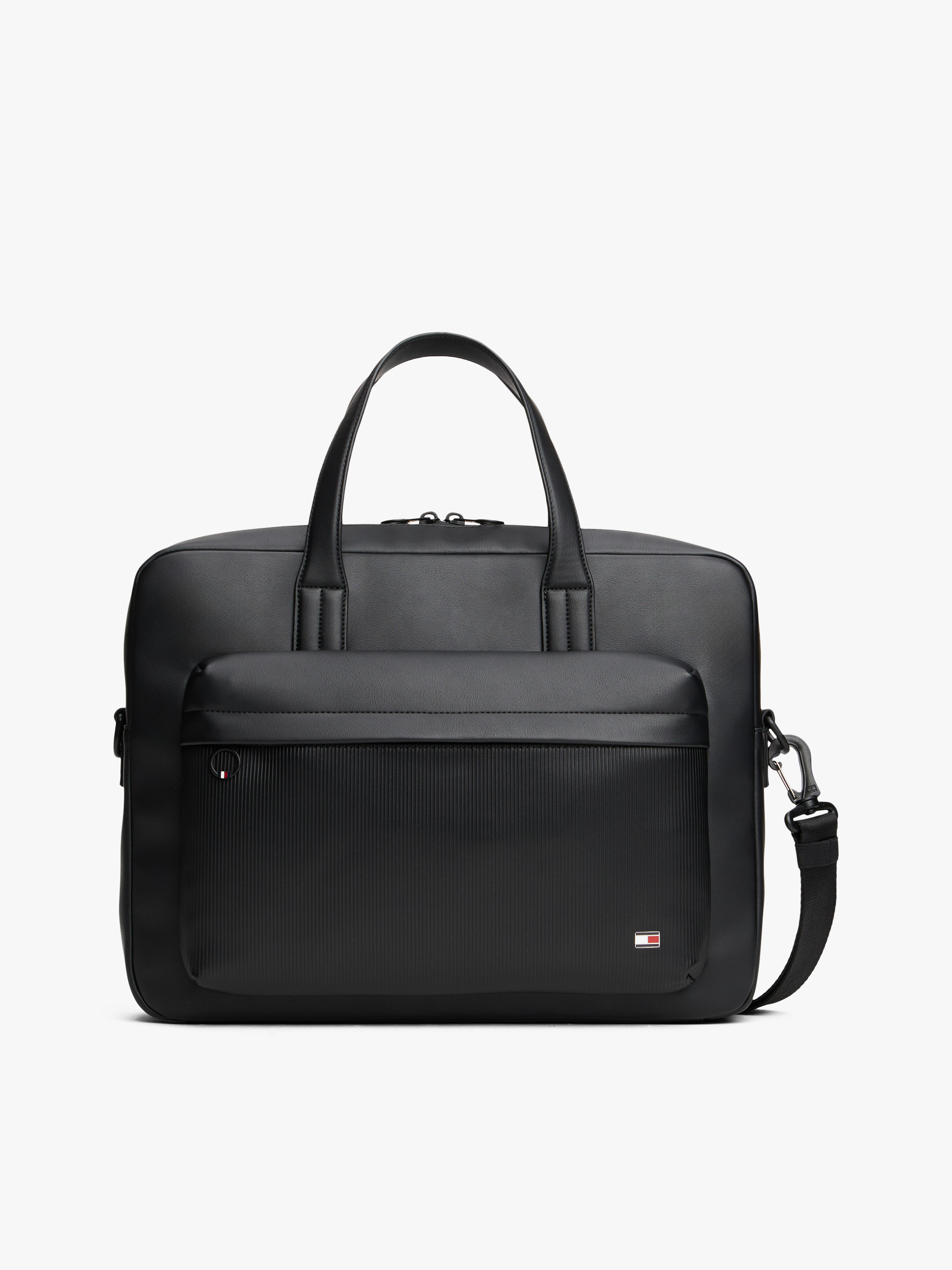 Hilfiger Flag Ribbed Pocket Laptop Bag
