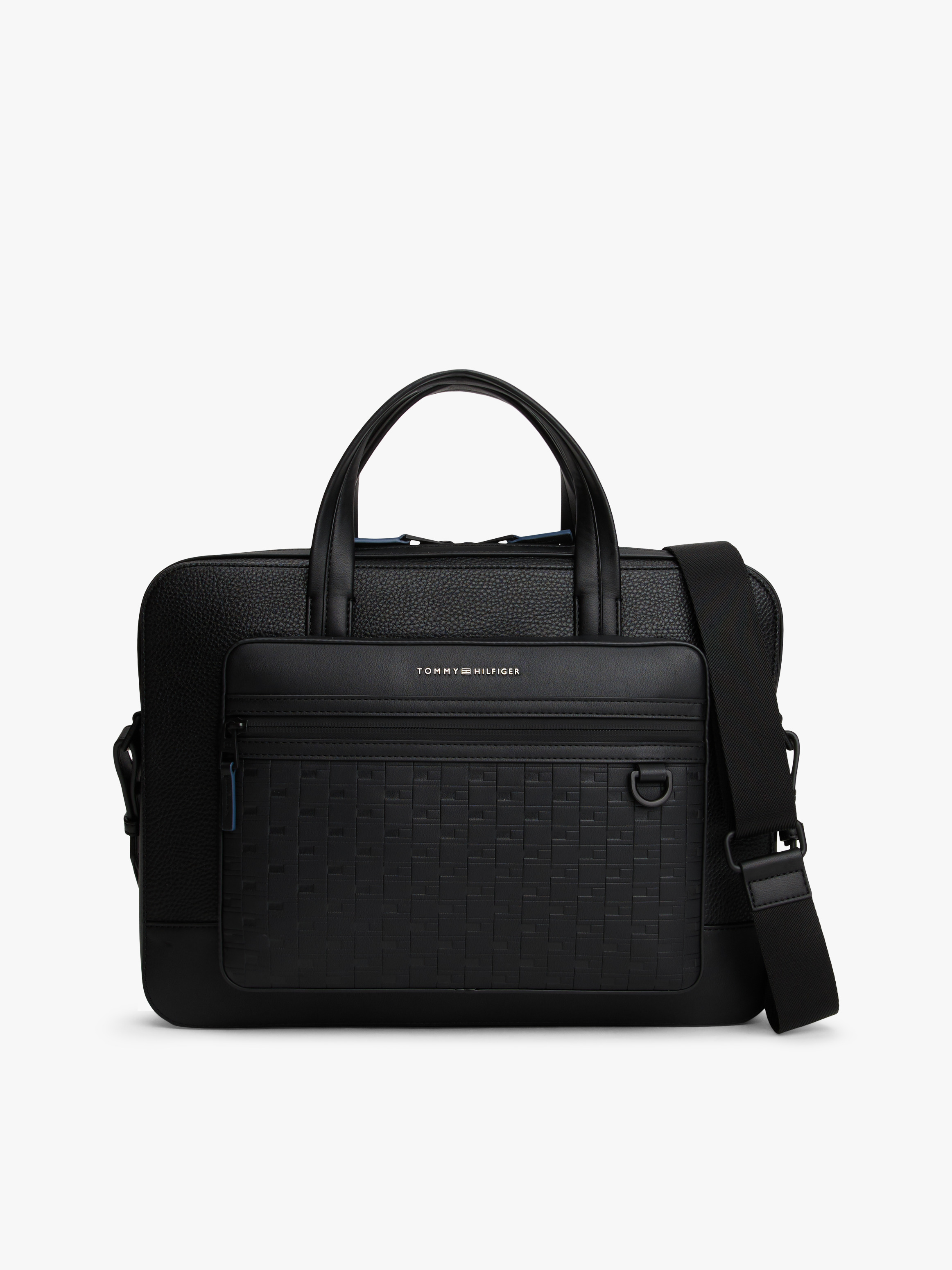 Modern Repeat Flag Pocket Laptop Bag