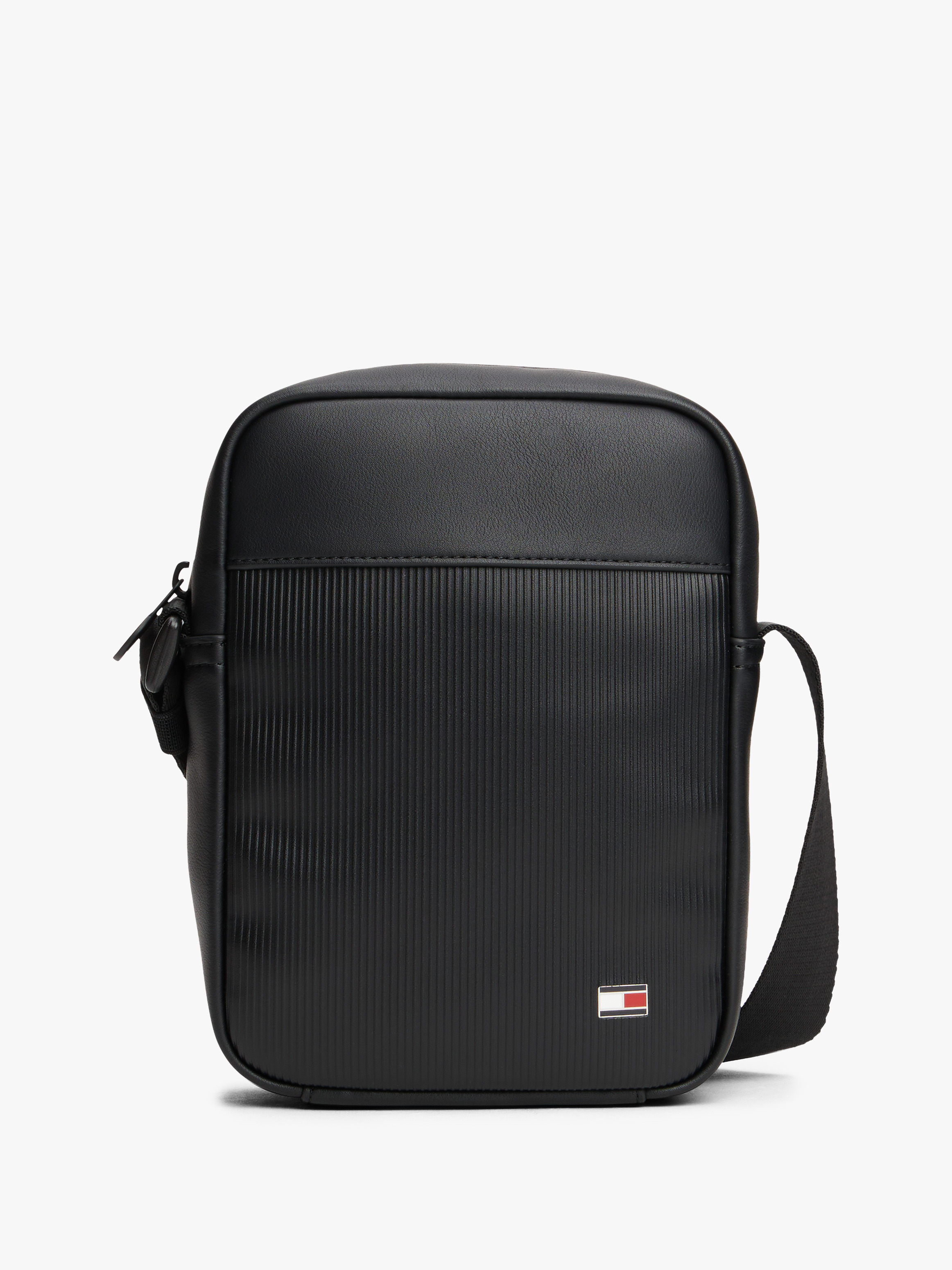 Hilfiger Flag Ribbed Crossbody Reporter Bag