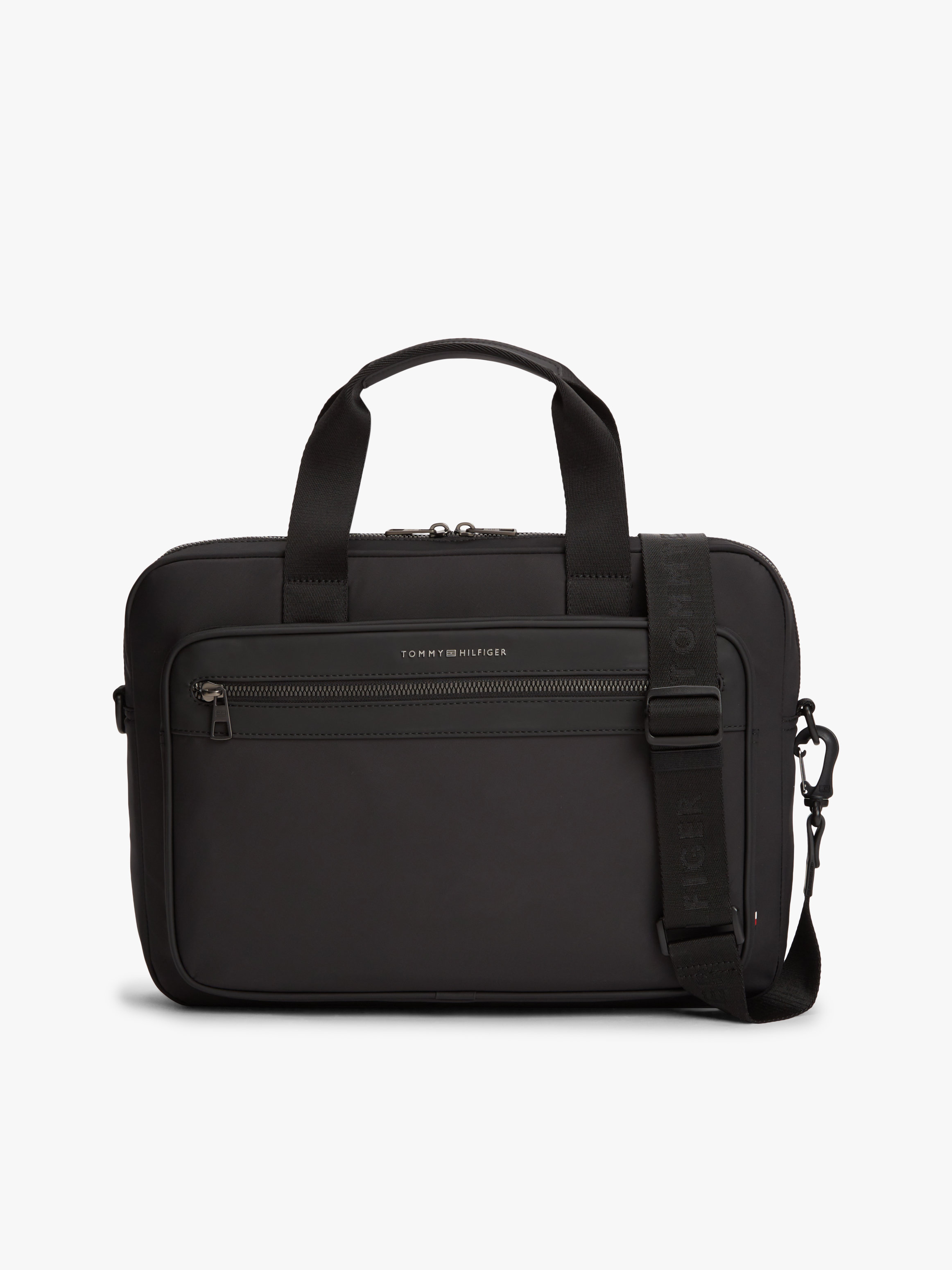 Metal Logo Laptop Bag