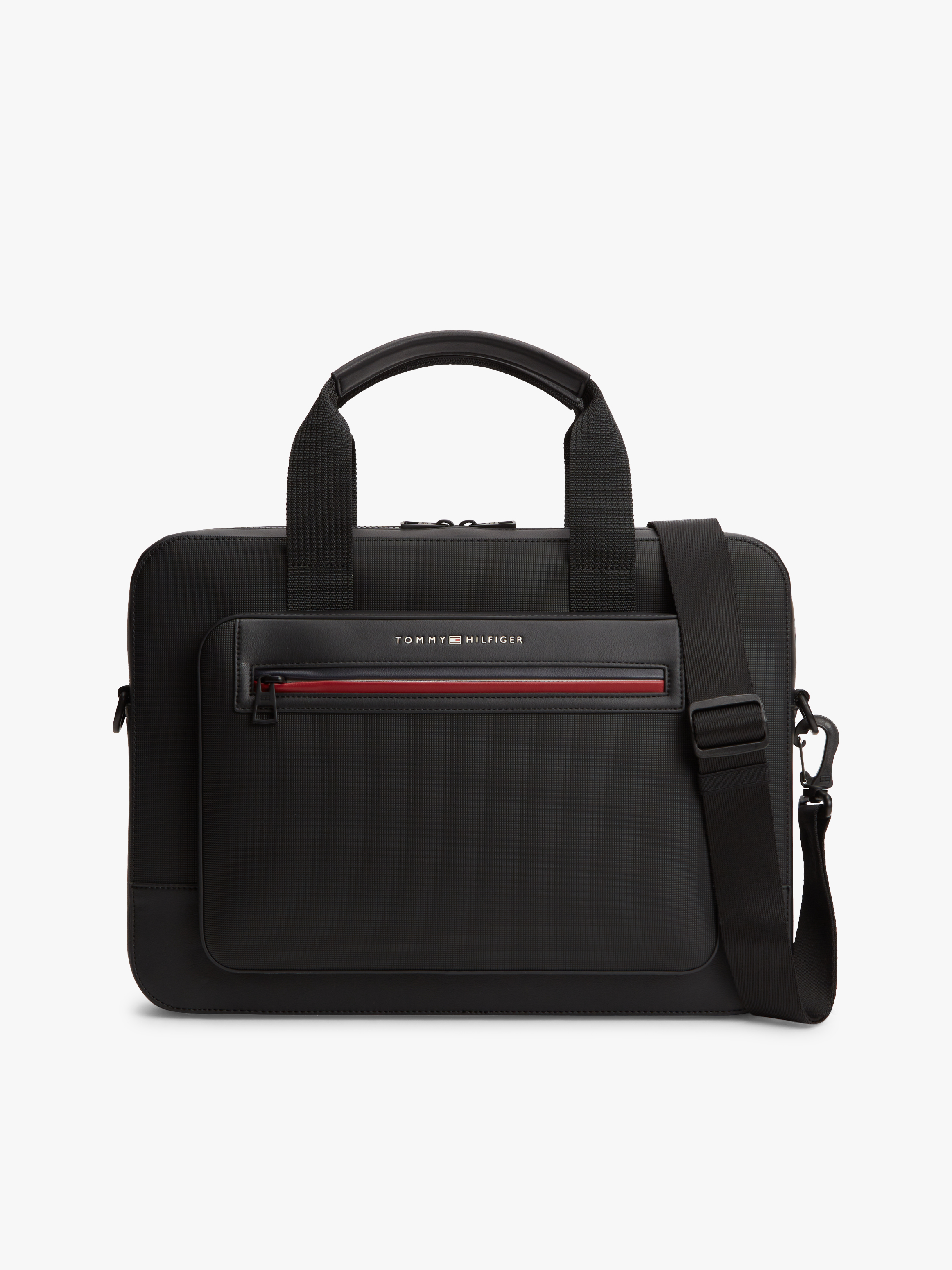 Metal Logo Laptop Bag
