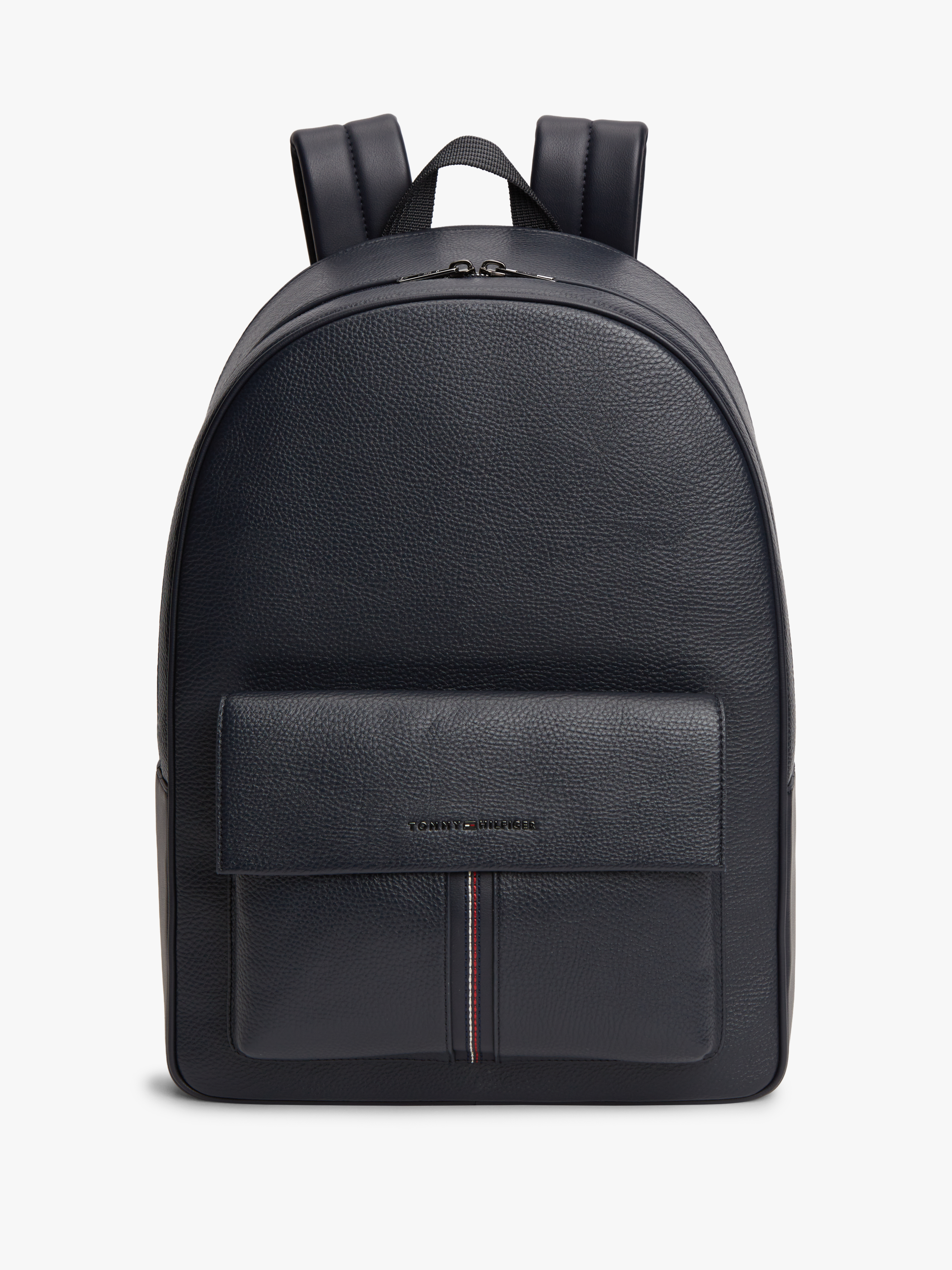 Flap Pocket Pebble Grain Dome Backpack
