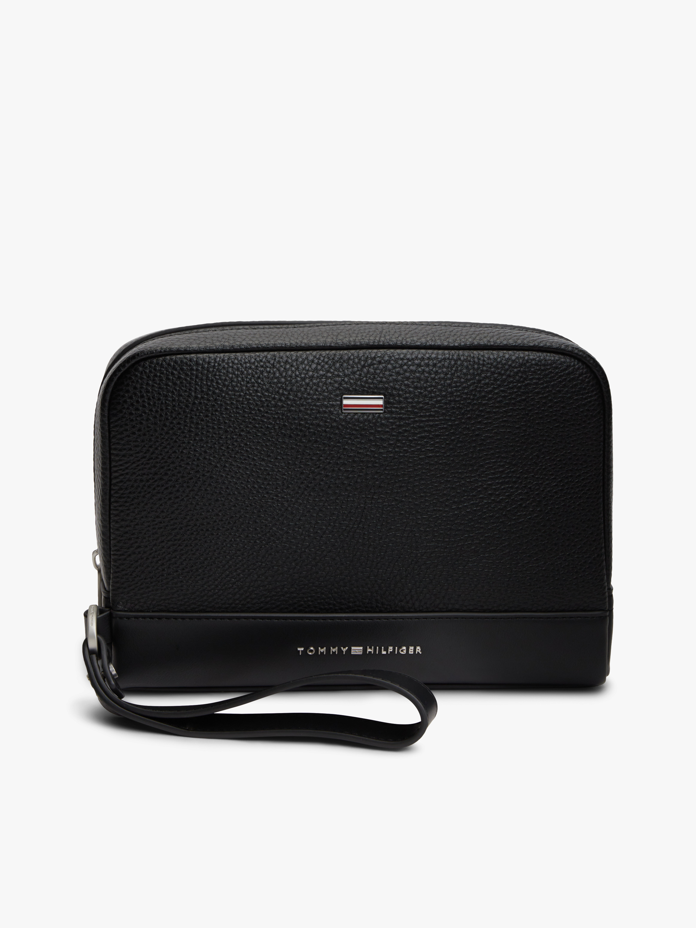 Metal Logo Pouch — Black