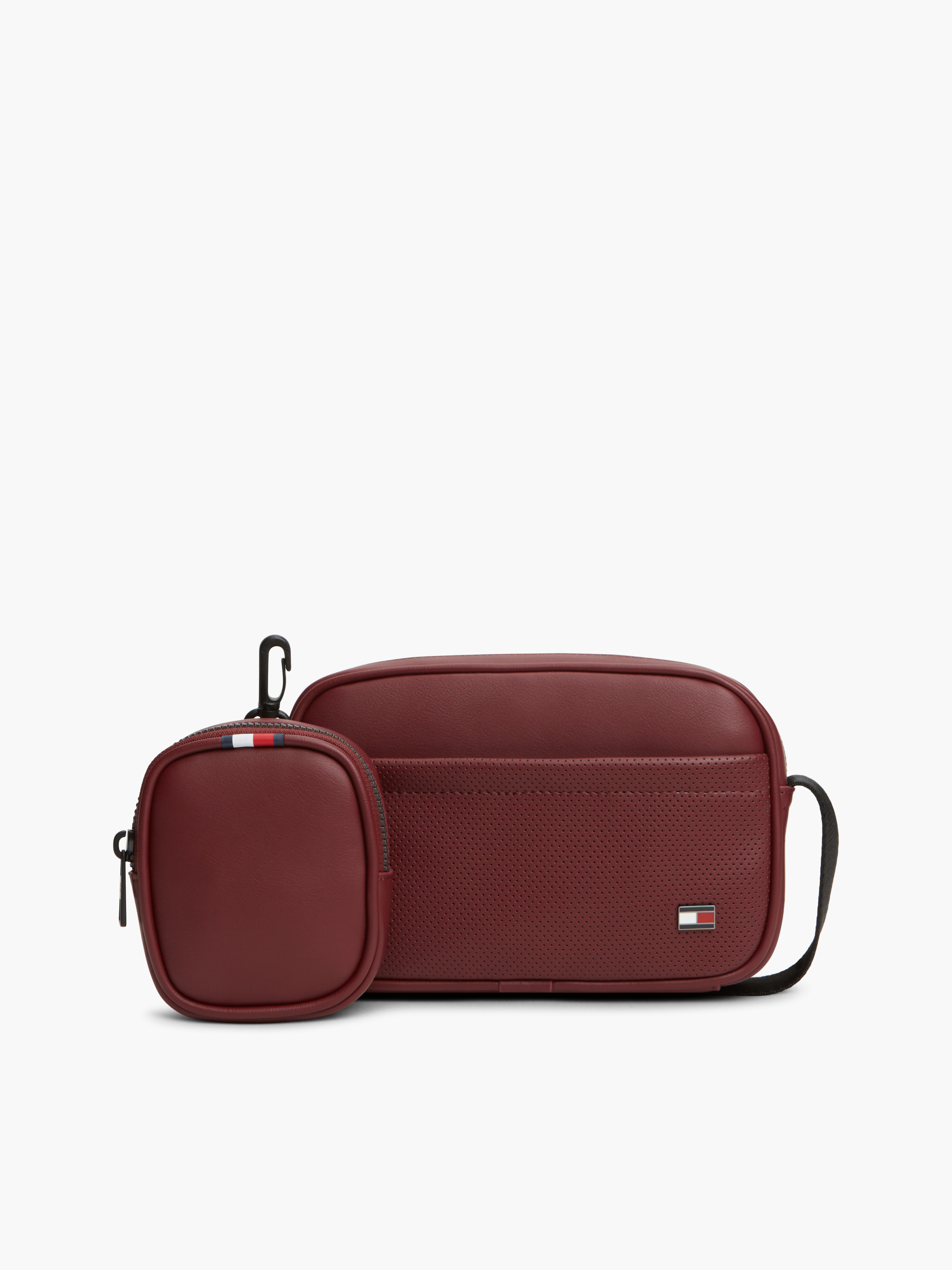 Camera Bag with Detachable Zip Pouch — WINE