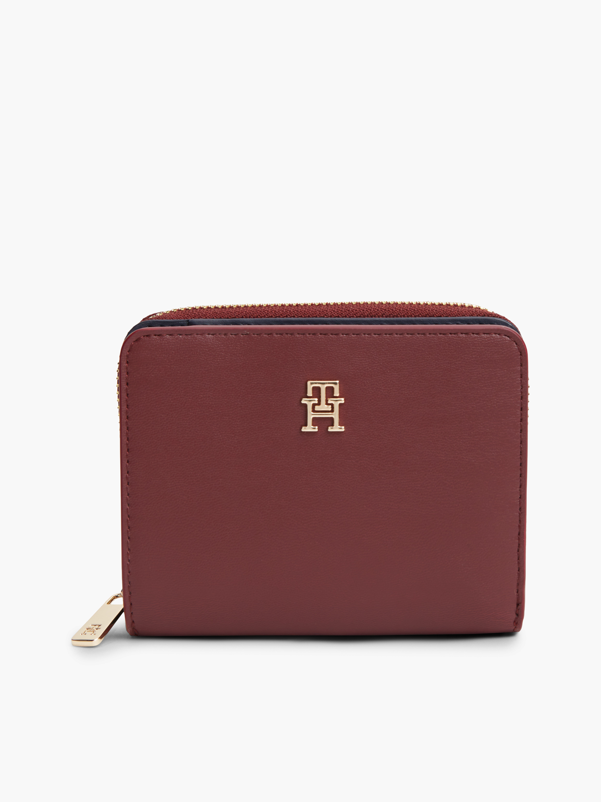 Hilfiger Icon Zip-Around Flap Wallet — Red