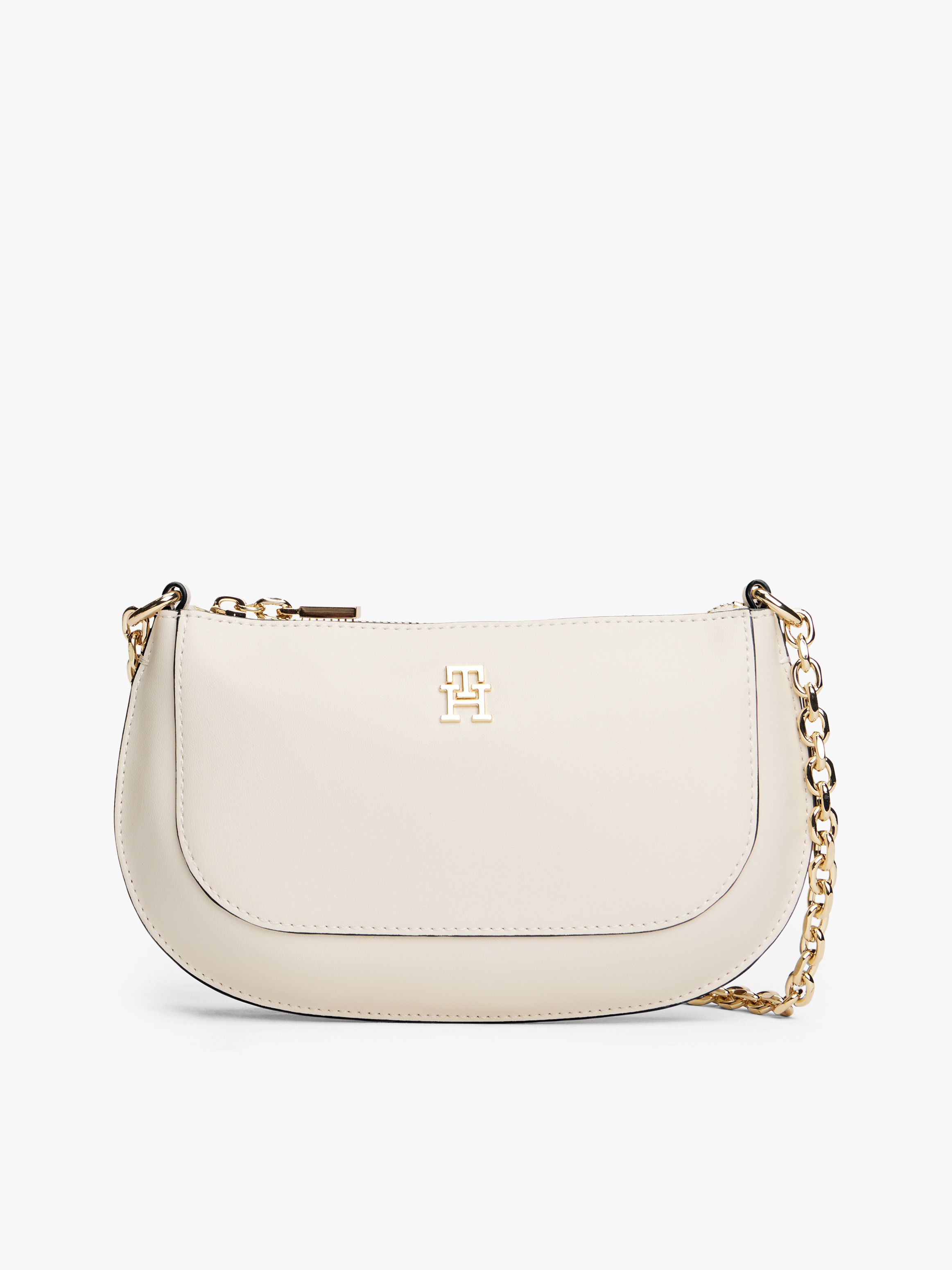 TH Monogram Chain Strap Crossbody Bag