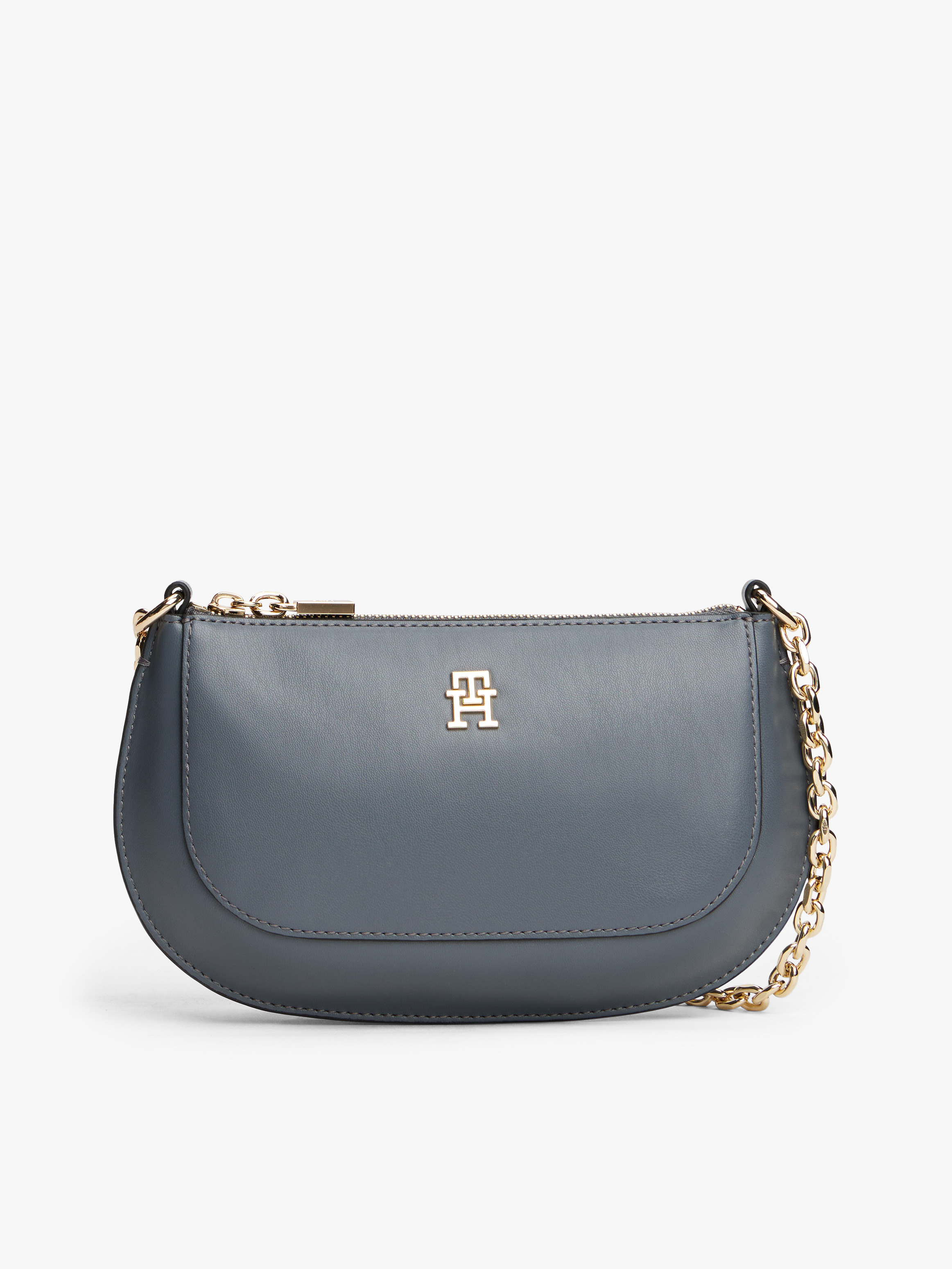 TH Monogram Chain Strap Crossbody Bag