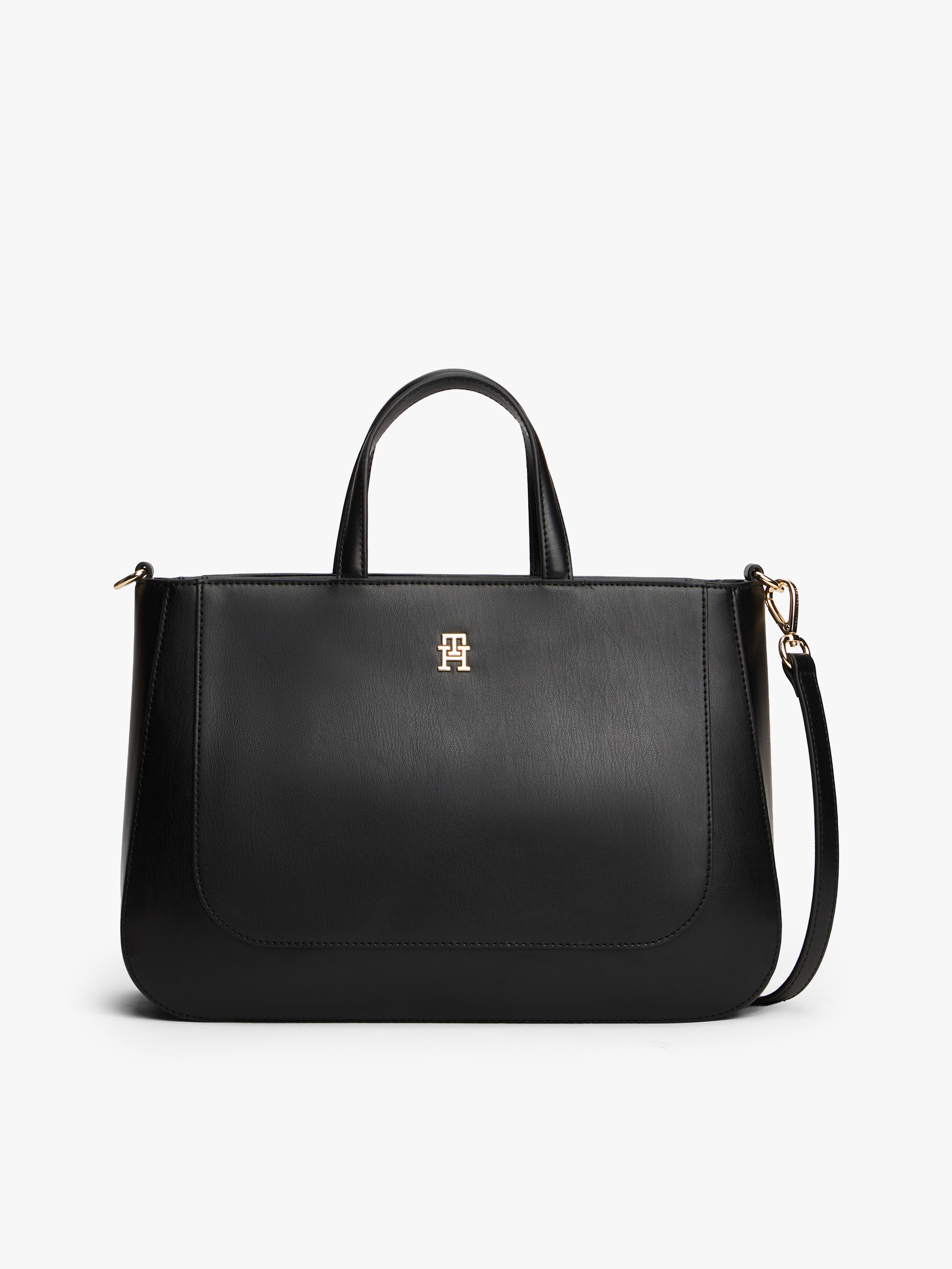 Glam Satchel Bag — Black