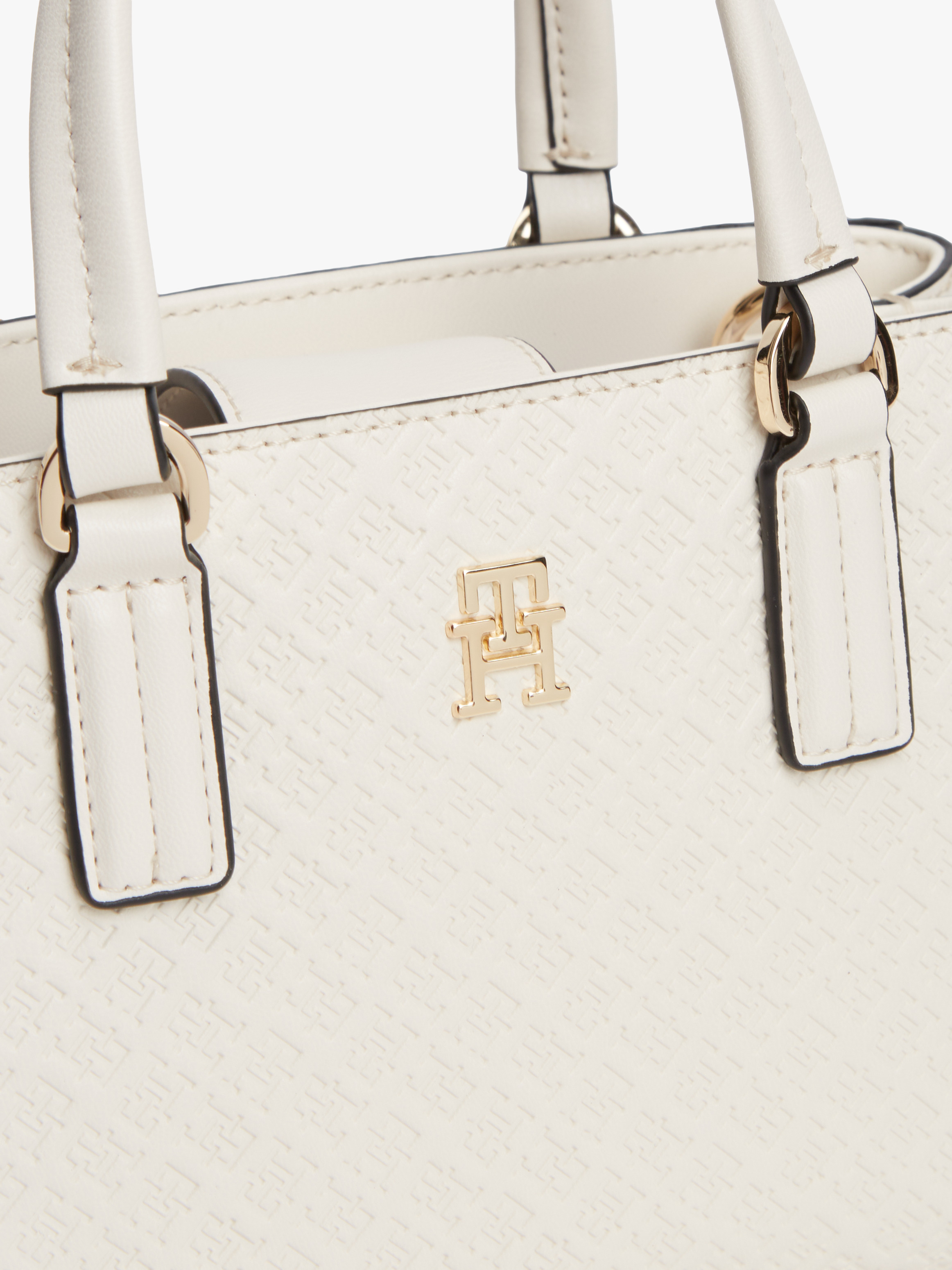 TH Monogram Crossbody Tote Bag