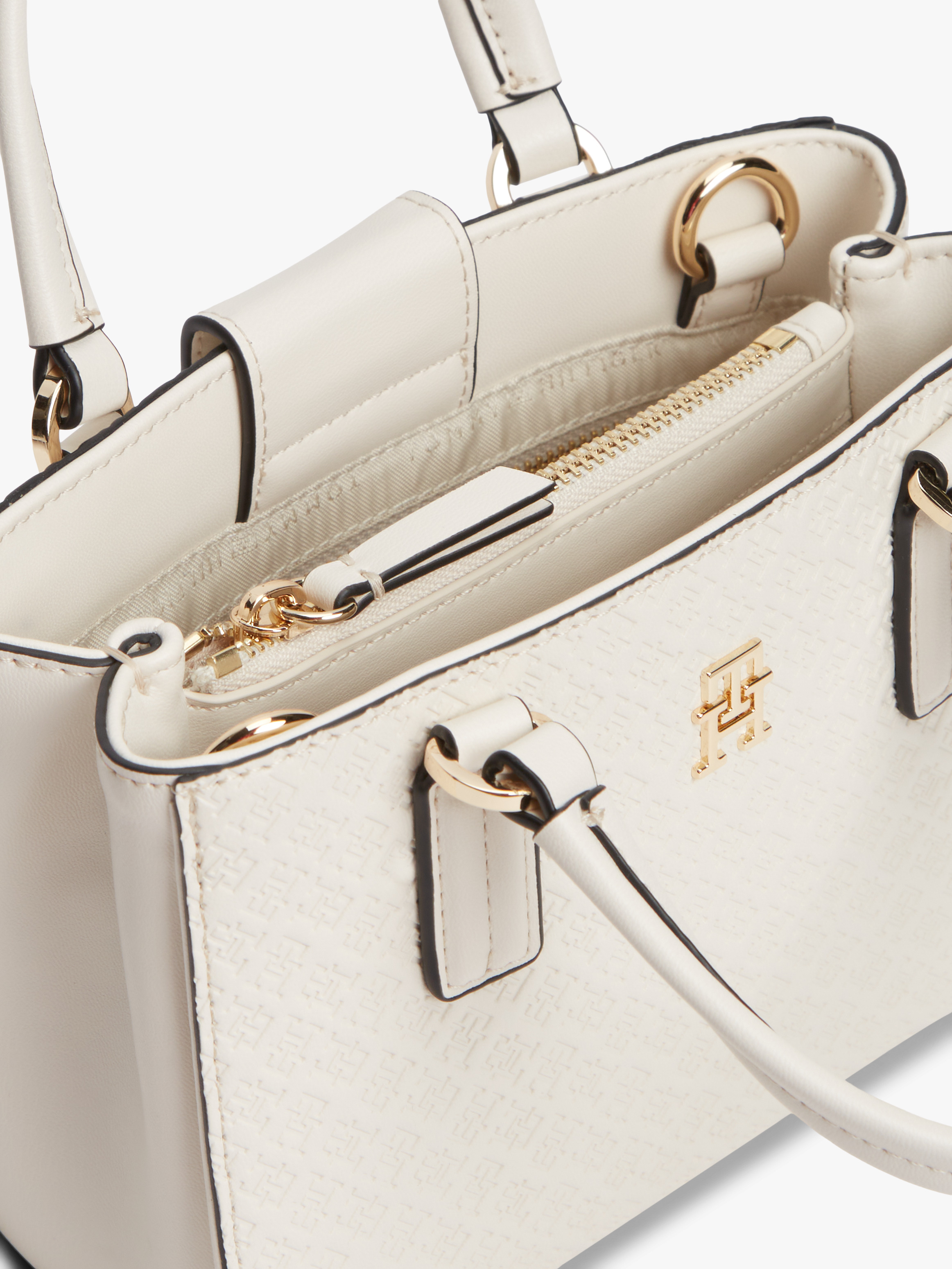 TH Monogram Crossbody Tote Bag