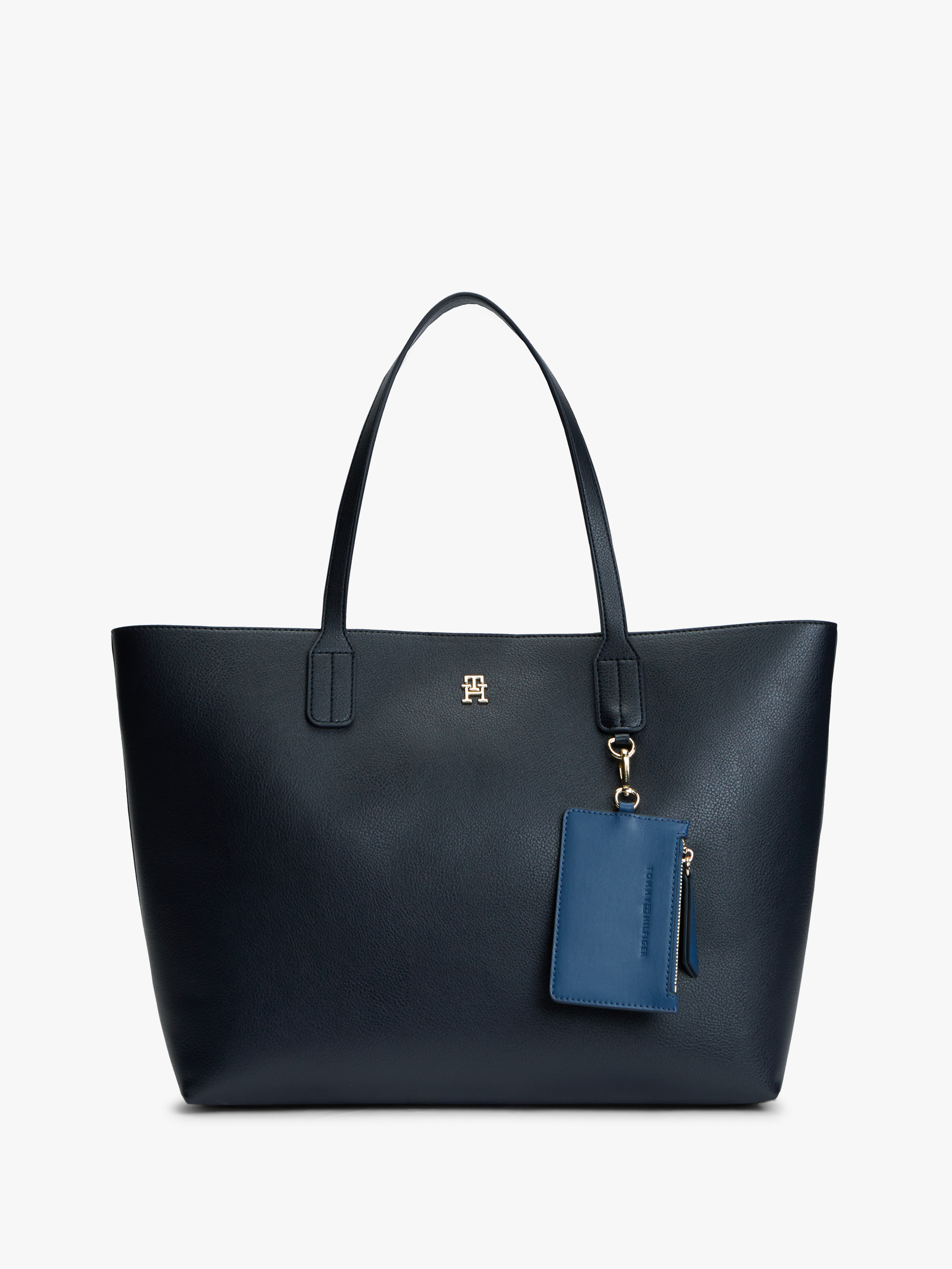 Hilfiger Icon Tote Bag With Detachable Purse — Blue