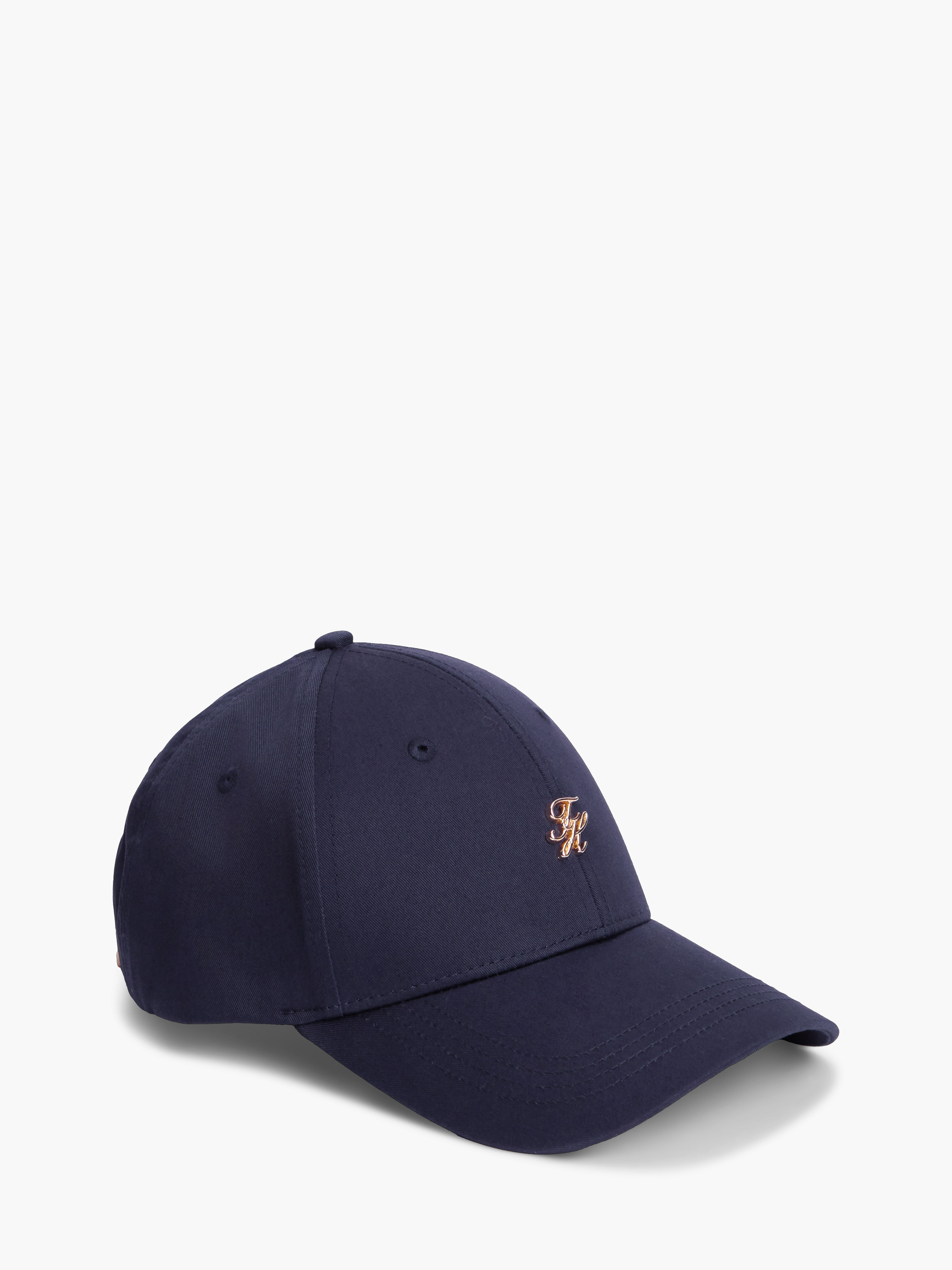 Logo Hardware Baseball Cap — Navy