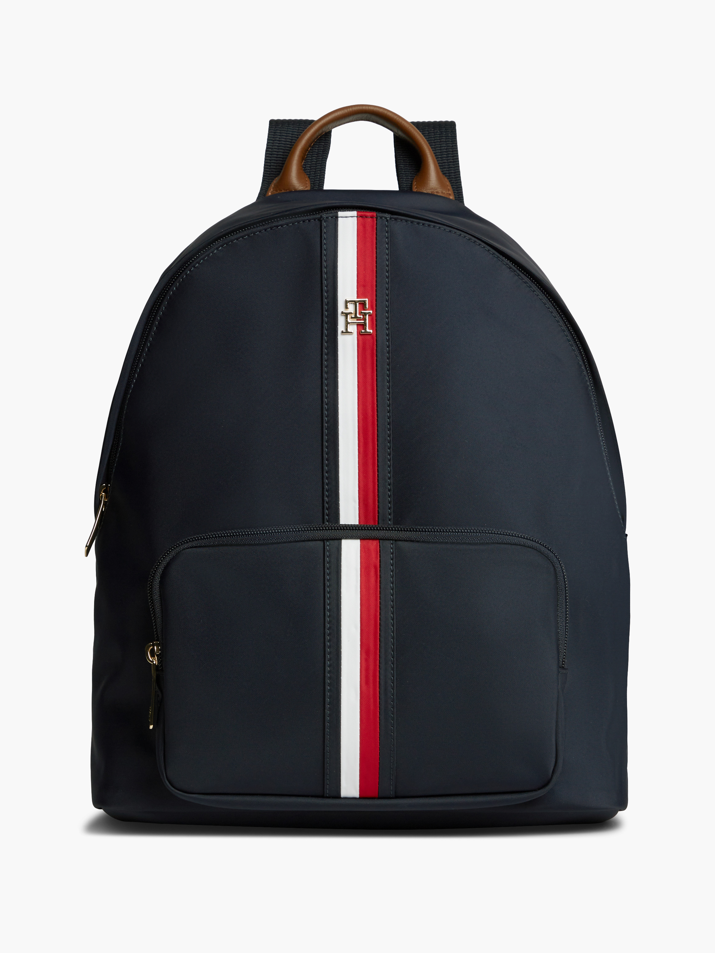 Popette Global Stripe Dome Backpack — Navy