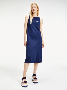 c&m logo tank dress