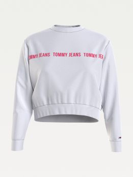 tommy cropped sweatshirt