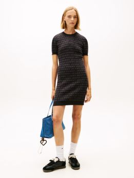 Spellout Mini Jumper Dress
