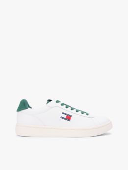 Leather Archive Court Trainers
