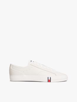 Archive Flag Stripe Leather Trainers
