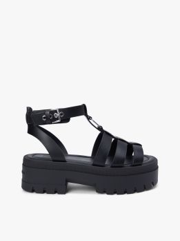 Leather Chunky Cleat Fisherman Sandals