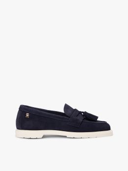 Lightweight Suede Tassel Loafers