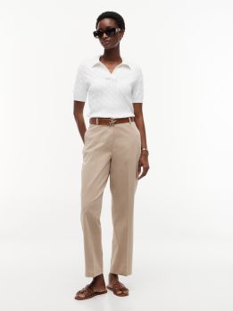 Washed Slim Straight Chinos