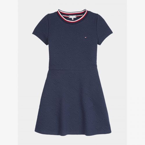 jacquard skater dress
