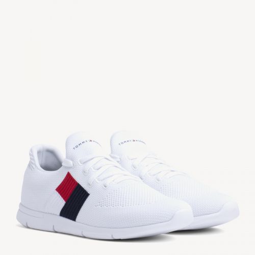 Lightweight Flag Detail Knit Trainers