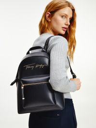 Iconic Metallic Interior Backpack