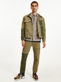zara khaki denim jacket