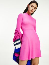 knit fit and flare dress