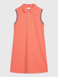 sleeveless polo shirt dress