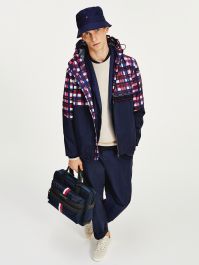 th tech quilted hooded jacket