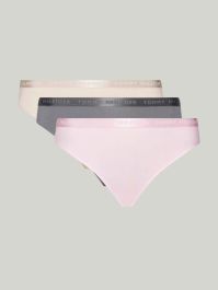 Buy Tommy Hilfiger Women's Cotton Bikini Underwear Panty, 2 Pack, Twinkle  TH Monogram Peacoat/Tango Red, L Online at desertcartINDIA