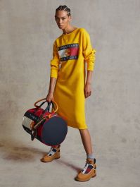 sweater dress with timberlands