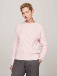 Tommy jeans pink jumper sale