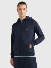 Buy Tommy Hilfiger Blue Global Stripe Monotype Half-zip Sweatshirt in  Organic Cotton for Men in Qatar