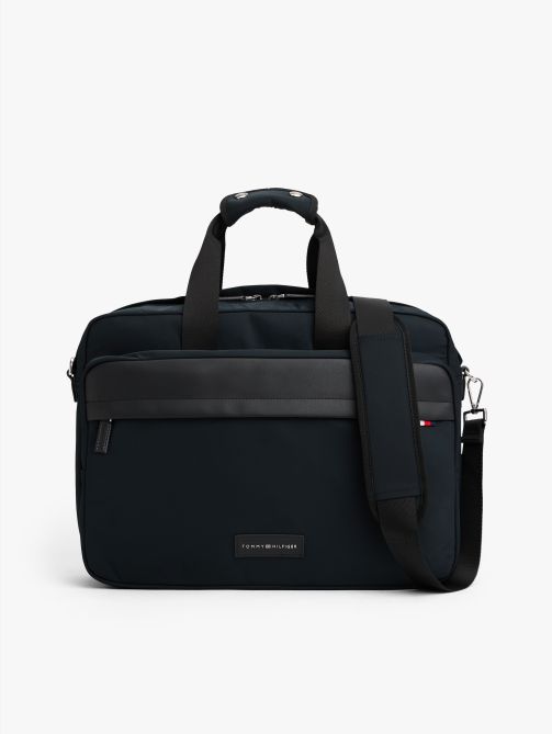 Logo Patch Laptop Bag