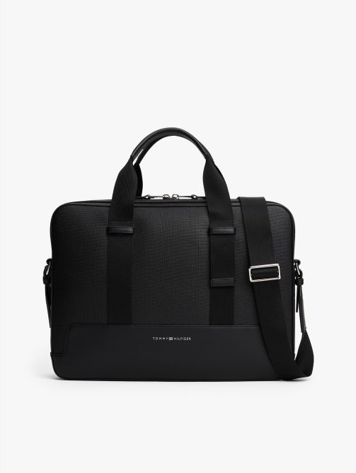 حقيبة لابتوب كروس بدي مزينة بشعار معدني