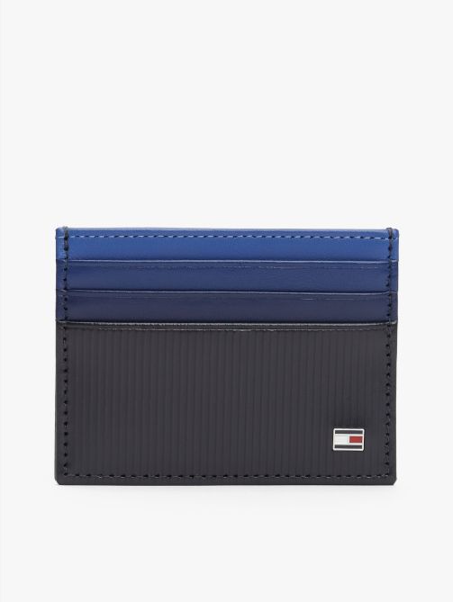 Hilfiger Flag Leather Credit Card Holder