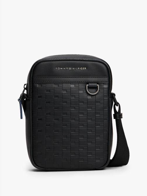 Modern Repeat Flag Crossbody Reporter Bag